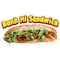 Signmission Banh Mi Sandwich Decal Concession Stand Food Truck Sticker, 12" x 4.5", D-DC-12 Banh Mi Sandwich19 D-DC-12 Banh Mi Sandwich19 - alternate 1